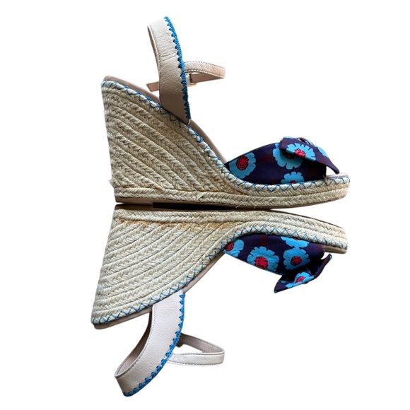 Kate Spade New York | Jane Floral Wedge Espadrille Sandal | 9 - Picture 2 of 11